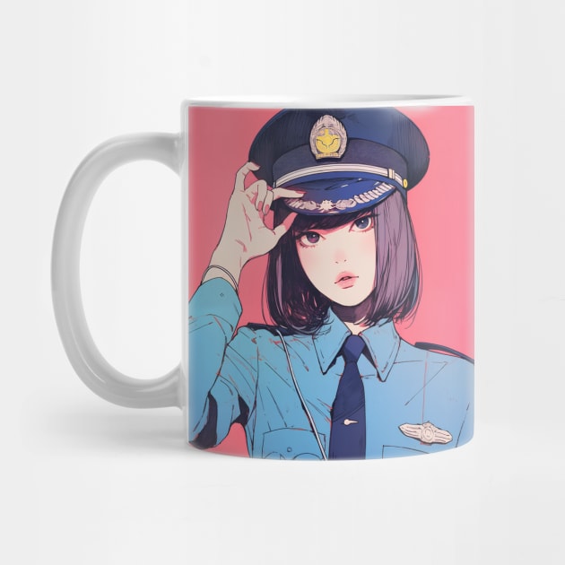 cool police girl by WabiSabi Wonders